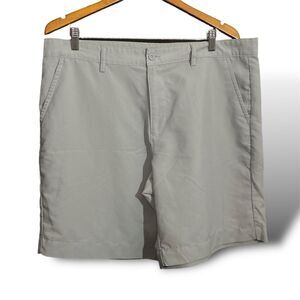 Crane Men's Lightweight Stretch Golf Shorts Light Gray Size L